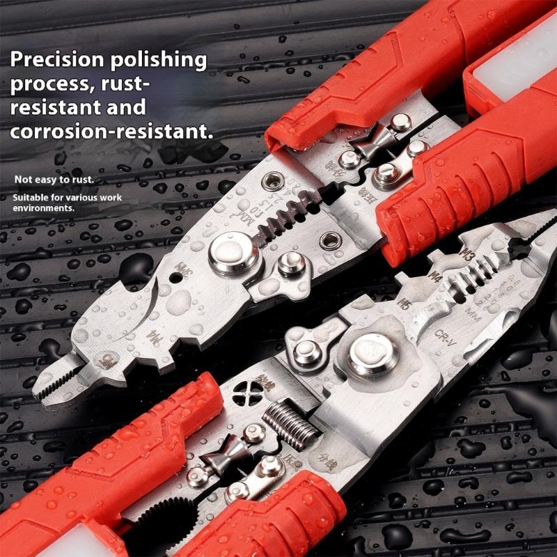 Electric Stripping Pliers Suitable for Home Repair Professional Use Cable Wire Cutting Stripping Efficient Cord Handling
