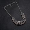 Vintage Alloy Geometric Necklace With Water Wave Chain For Fashion Enthusiasts