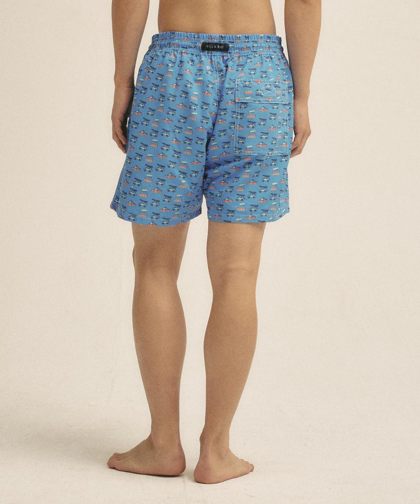Billalei Surfing Van Resort Men'S Swim Shorts - Vintage Blue