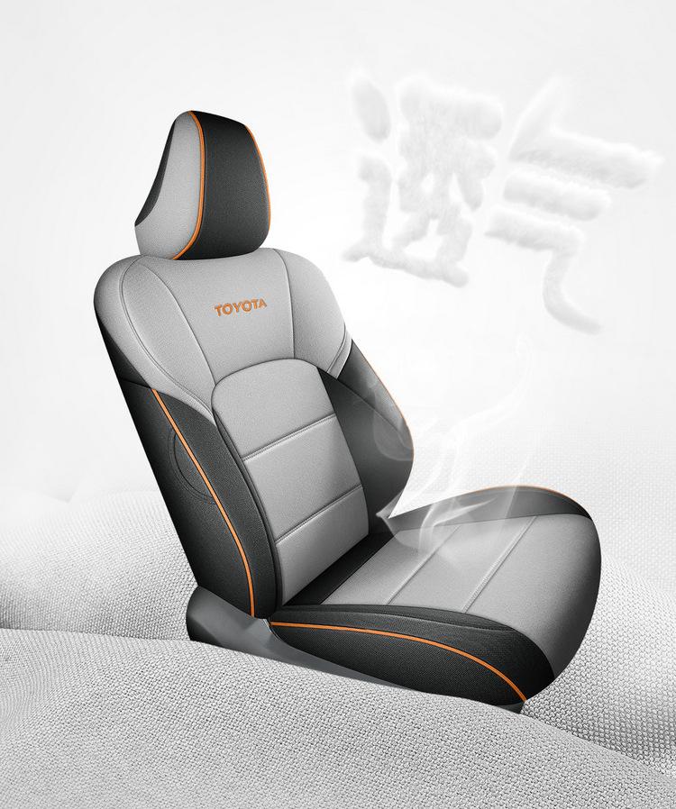 9th Gen All-Season Fabric Car Seat Covers for 2024 Toyota Camry, Full Coverage