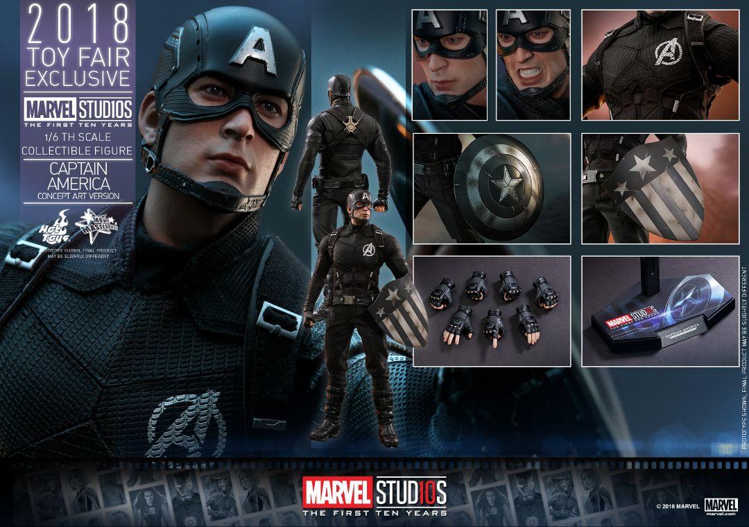 

[USED] Captain America Concept Art Edition Hot Toys Movie Masterpiece