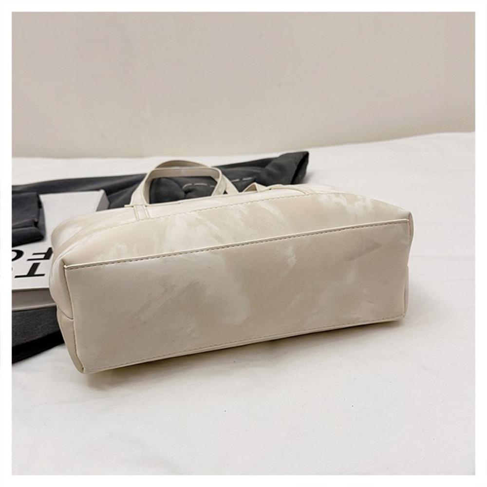 Women's Fashion Tote Bag, Large Capacity Commuter Shoulder Bag, Versatile PU Leather Handbag For School Work Travel Shopping