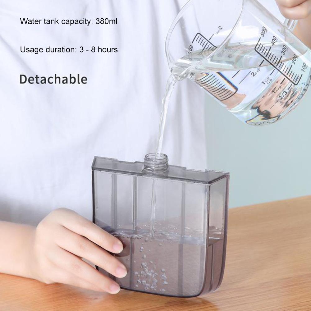 Summer New Style Water-Cooled Fan Portable Air Conditioner with Dynamic Ice Mist Technology Mini Household Desktop Fan