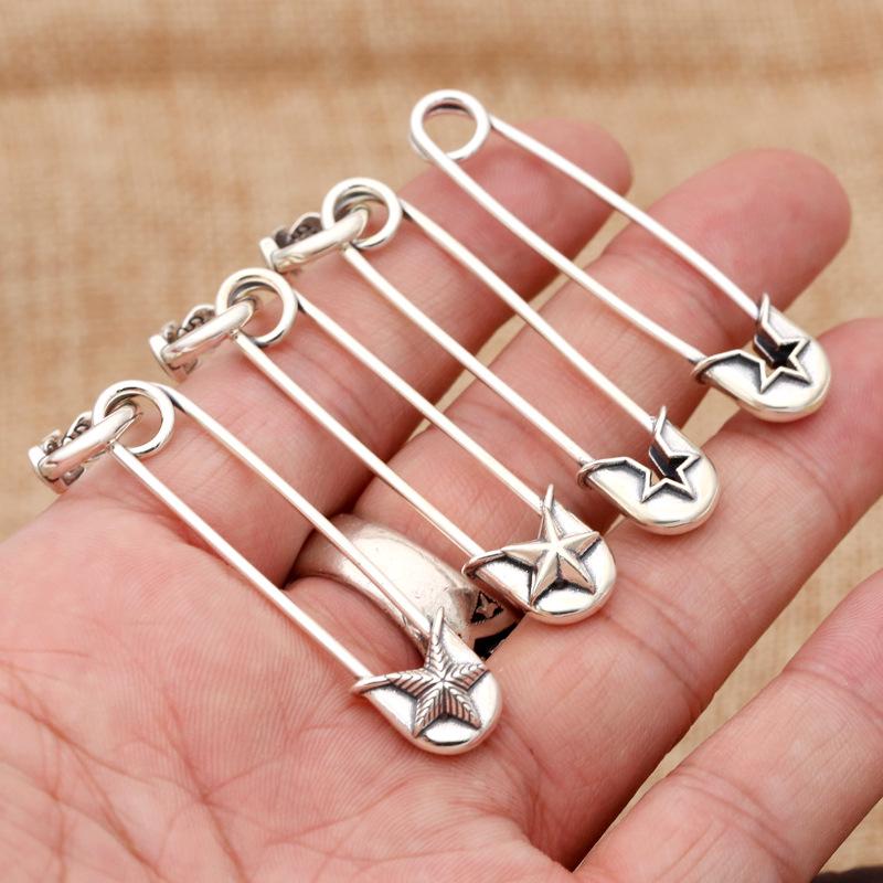 

Серебряная брошь-подвеска Звезда S925 для мужчин и женщин - Стильный и креативный дизайн Model A - Pendant Only