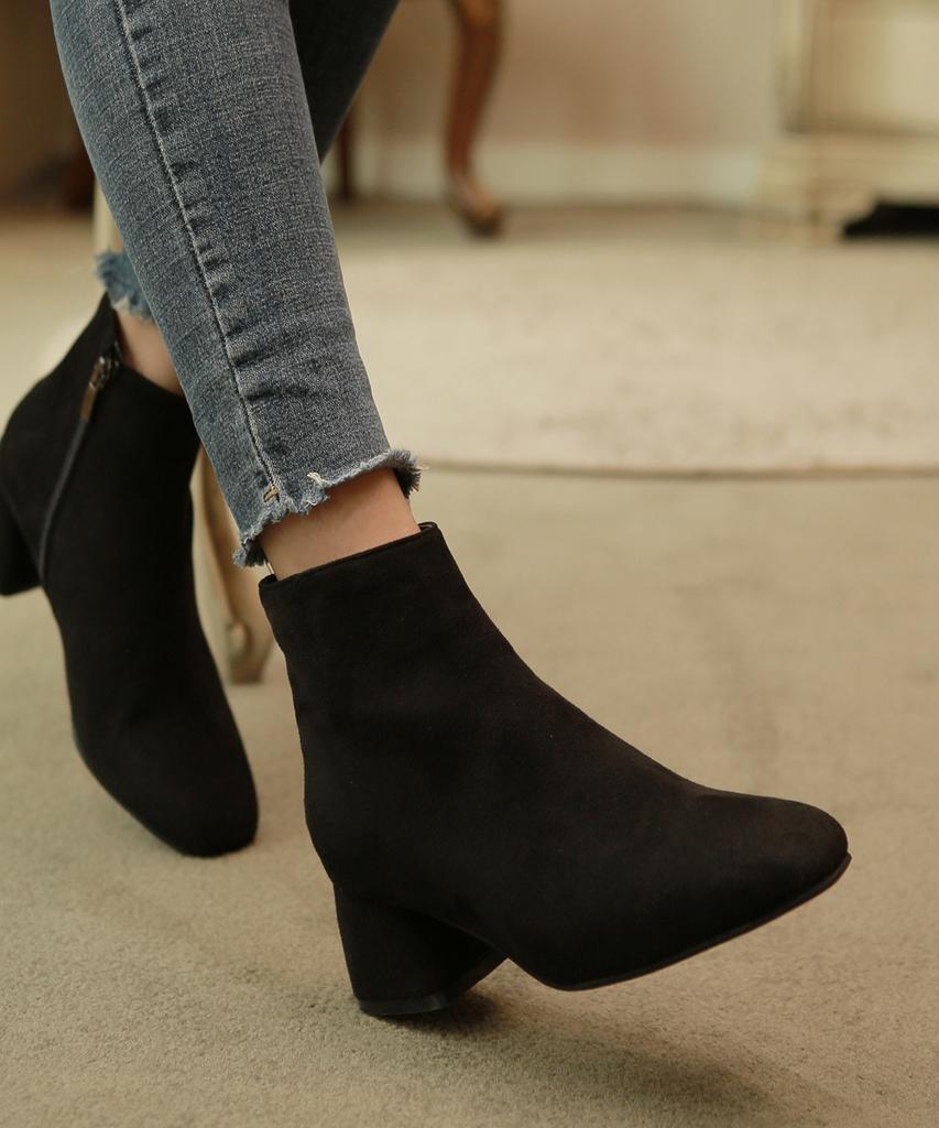 Fri Fla 19B515 Ankle Boots _ Black Suede