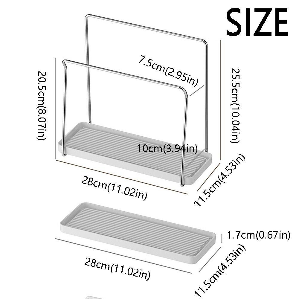 Modern Kitchen Sponge Stand Waterproof Bathroom Drain Rack  Kitchen Utensils