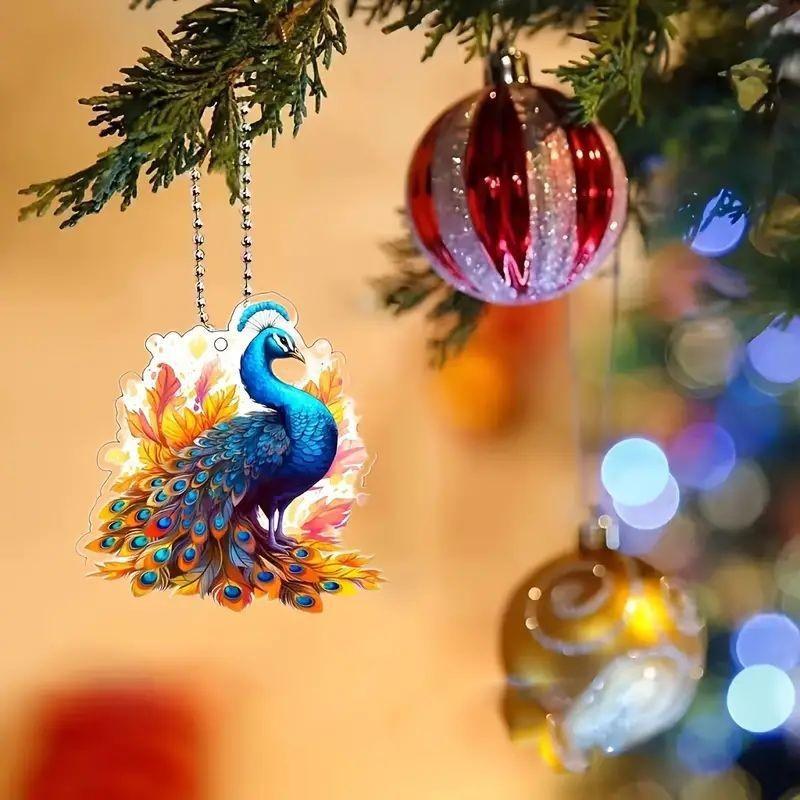 Acrylic Fun 2d Decorative Pendant For Car Rearview Mirror Charming Interior Accessory