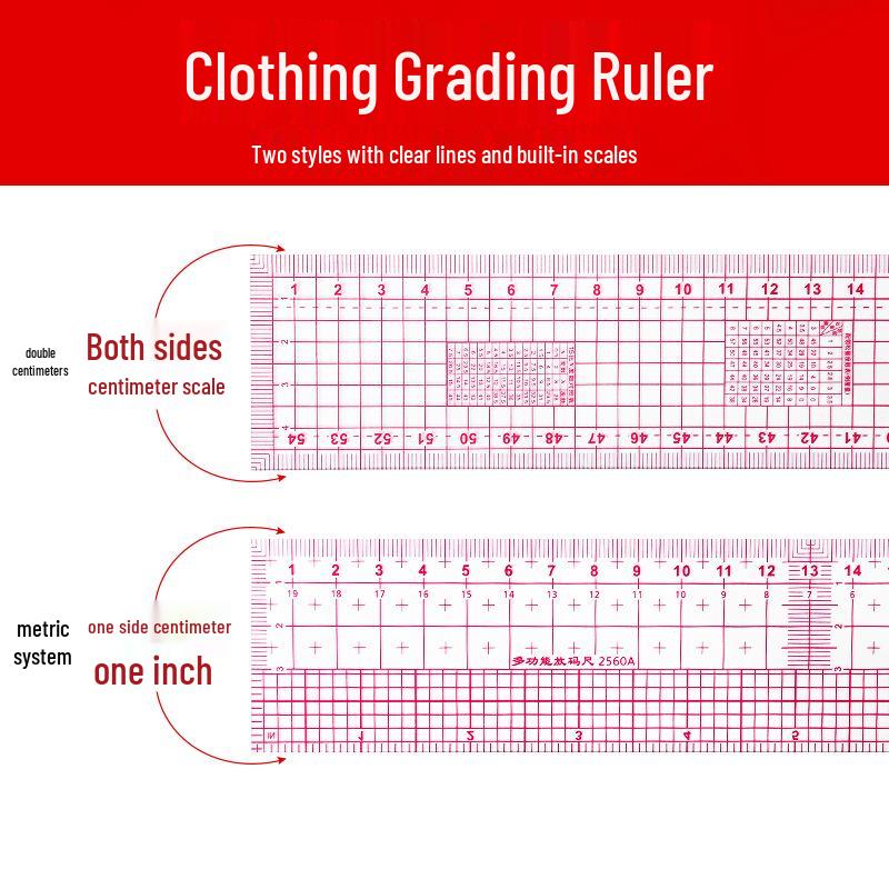 Multi-Function Sewing and Pattern Making Curve Ruler Set