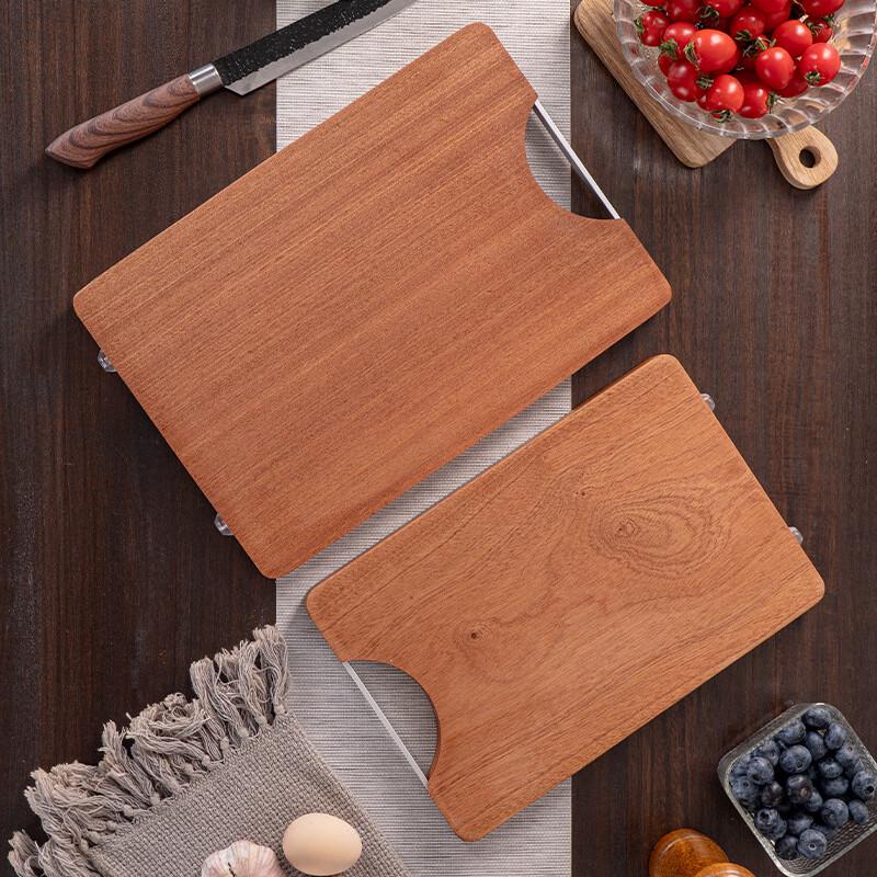 Ebony Wood Multifunctional Cutting Board & Tea Tray