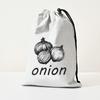 1/3Pcs Reusable Shopping Bags Vegetable Storage Bag Garlic Onion Fruit Drawstring Bags Canvas Bag Multipurpose Bags Portable
