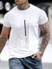 Seagull men's T-shirt, big fancy badge, top casino with short sleeves, new classic street clothesT-shirt.