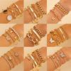 Vintage Multi-Layer Chain Bracelet Set for Women – Trending European Style, Retro Minimalist Hand Jewelry, Cross-Border Hot-Sell Accessories