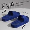 Classic Slippers, Moire Pattern EVA Indoor/Outdoor Slip-On Sandals, Round Toe Non-Slip Sole Odor-Resistant Insole, for Men, All-Season House Slippers