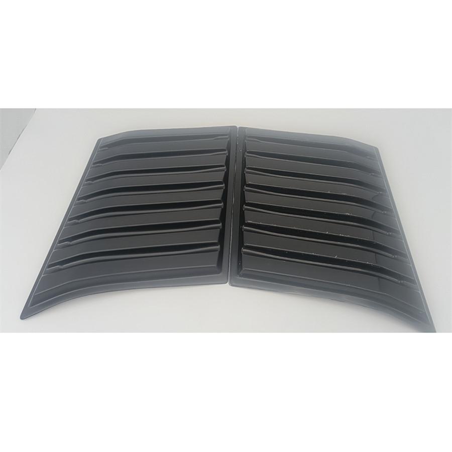 2PCS Side Air Vent Bonnet Hood Cover Trim For Ford Ranger 2012-2022 ABS Plastic