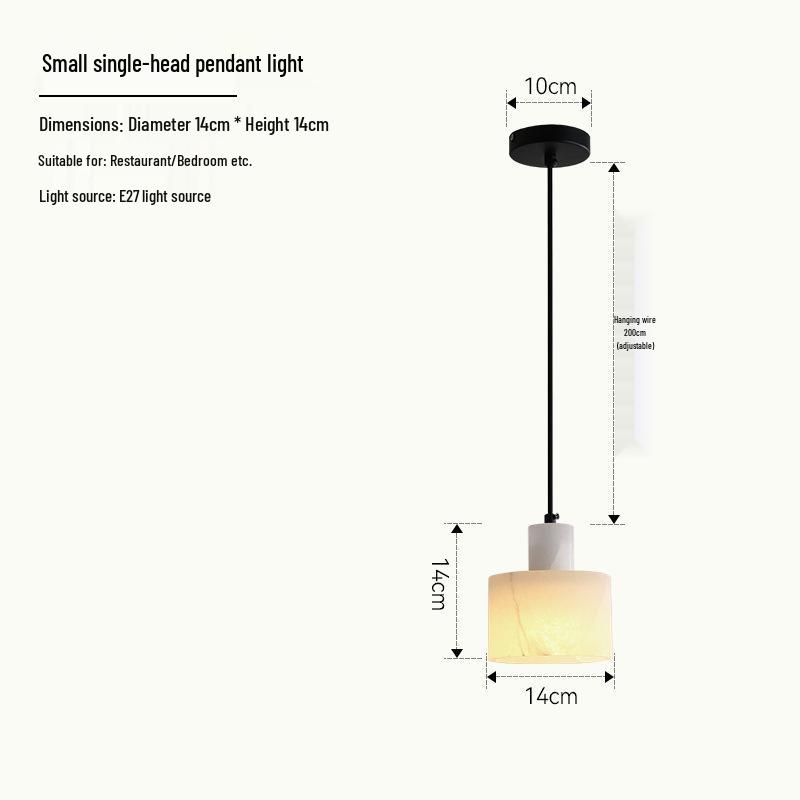 Nordic Marble Pendant Light for Bedroom, Dining Room, or Entrance