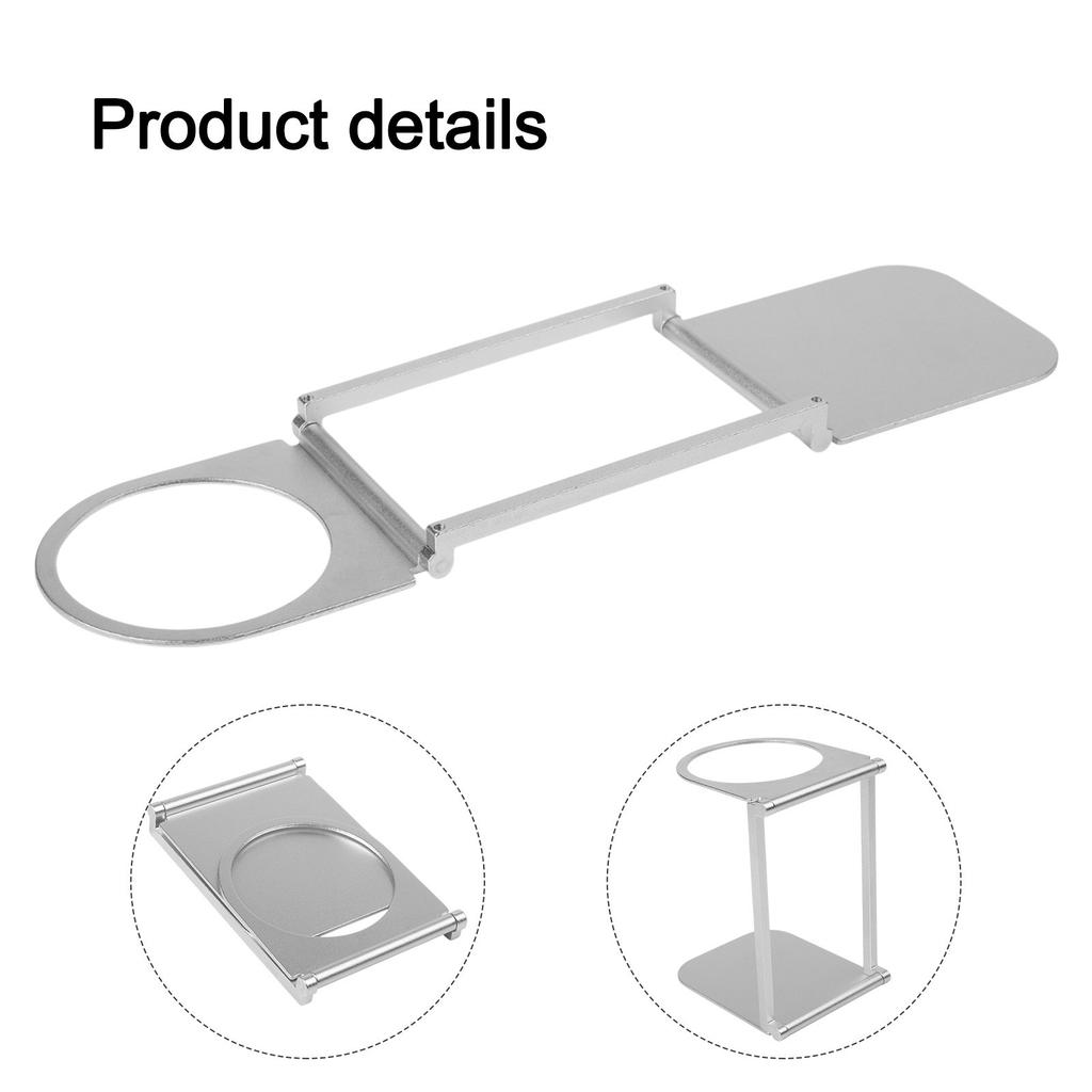 Adjustable Coffee Machine Bracket for Outdoor Enthusiasts in Deep Space Gray
