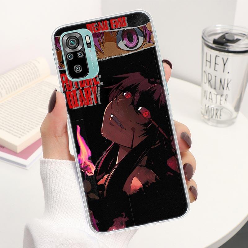 

Mirai Nikki Gasai Yuno Anime Coque Phone Case For Xiaomi Redmi Note 13 14 12S 12 11S 11T 11E Pro Plus 11 10 10S 4G 5G 14Pro Soft Redmi Note 14 4G