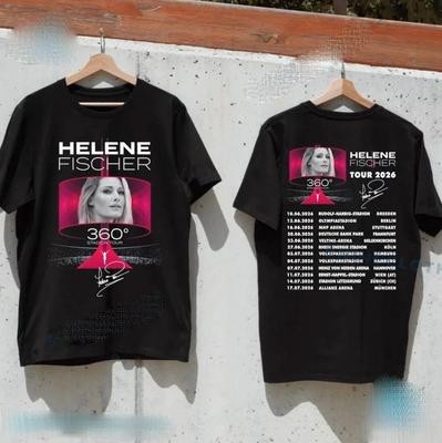 Helene Fischer 360° Stadion Tour 2026 T-Shirt Fan Geschenk Größe Unisex T-Shirt