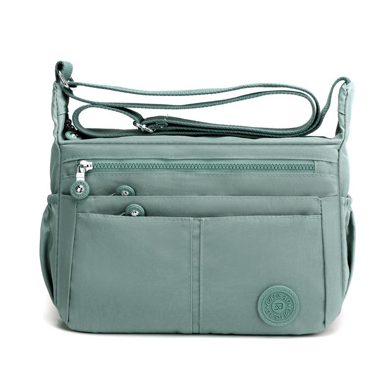 2025 Nylon Women Messenger Bags Waterproof Zipper Package Canvas Travel Crossbody Bag Fashion Female Totes Shoulder Bag