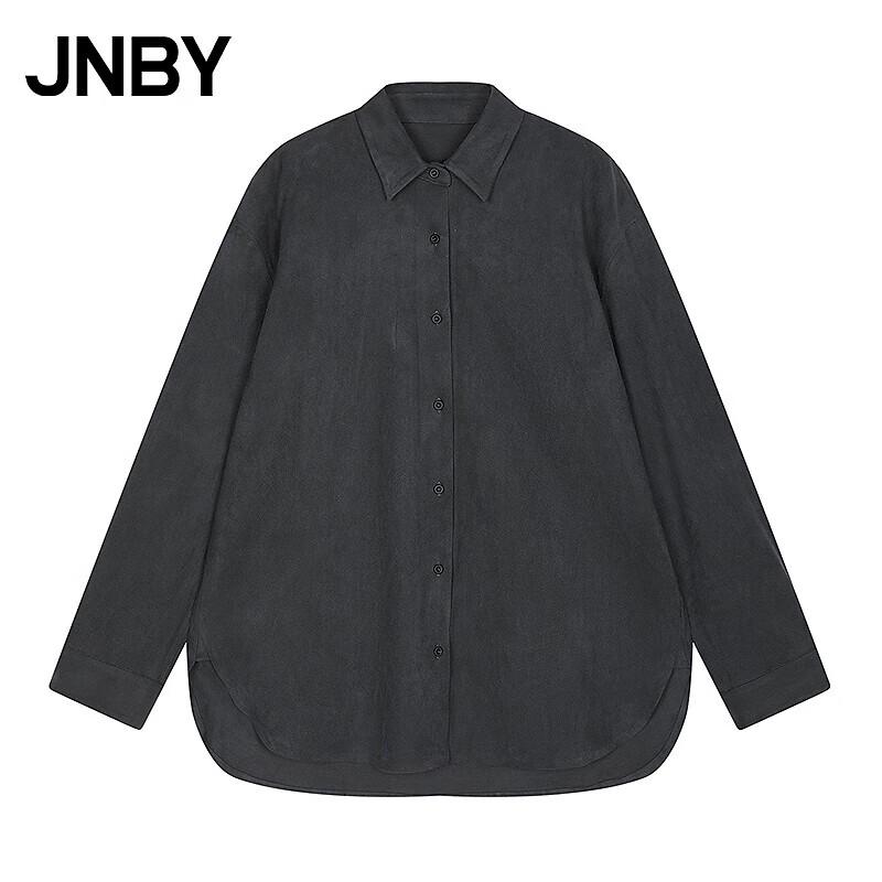 JNBY 2025 Winter Faux Leather Shirt