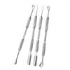 Cuticle Pusher Stainless Steel Nail Polishs Remover Metal Spatula Cuticle Pusher