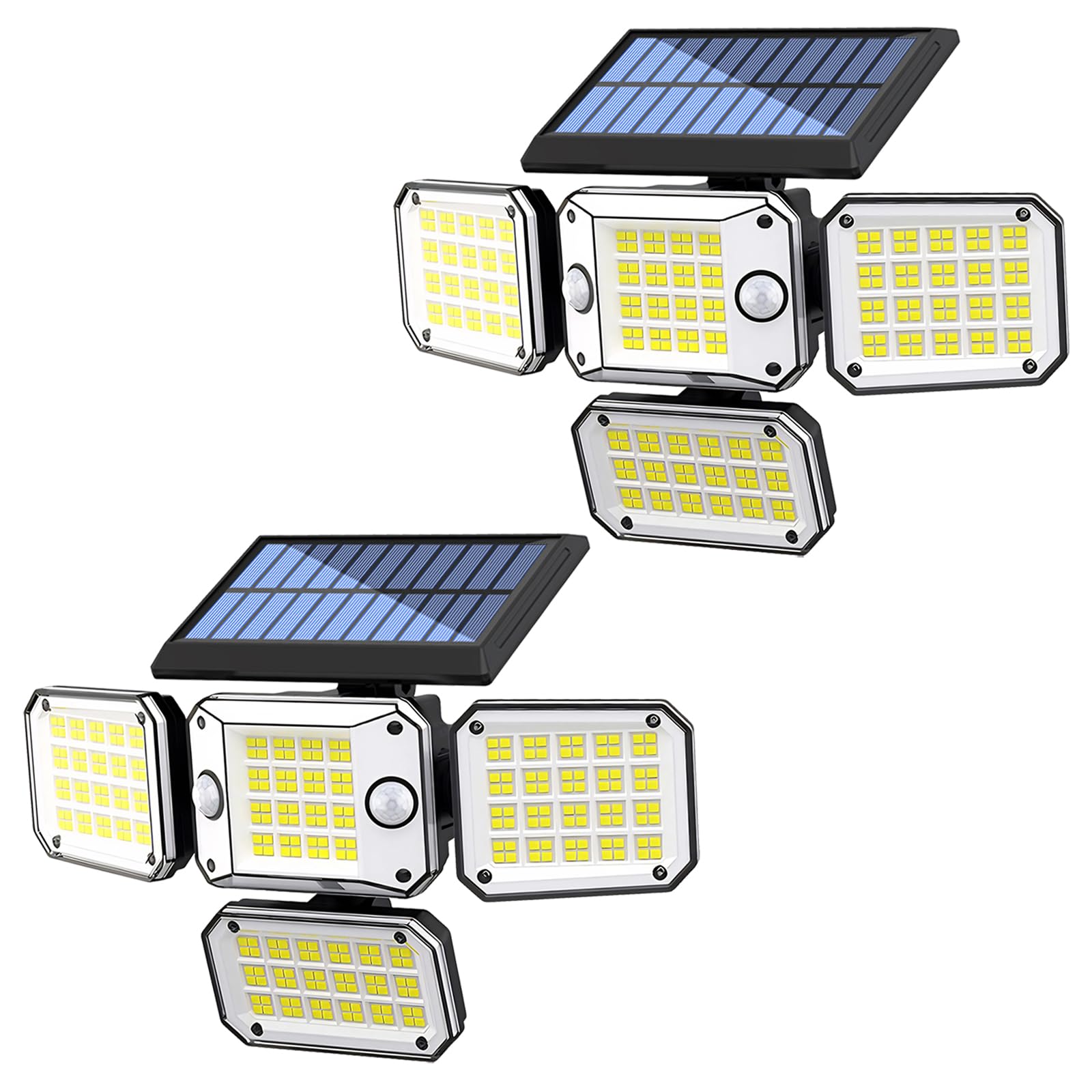 

Solar-powered outdoor light with waterproof motion sensor [2025 New Year s sale]. Features 4-sided illumination and ultra-bright LEDs, IP65