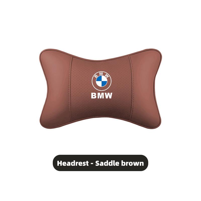 PU Leather Car Seat Headrest Lumbar Support Cushion Interior For BMW M3 M4 M5 G42 G30 G20 E39 E36 E87 E53 F44 F07 F34 G15 G16