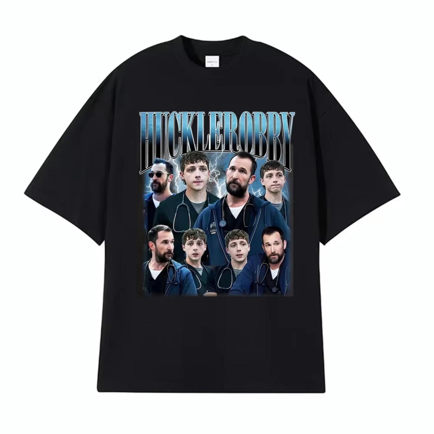 

Hucklerobby Dennis Whitaker Tee Trinity Santos Michael Robinavitch Tv Show Noah Wyle T Shirts Men Women Fashion Harajuku T-Shirt S чёрный