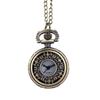 (Projector)Vintage Round Dial Quartz Small Pocket Watch Classical Roman Scale Pocket Watch