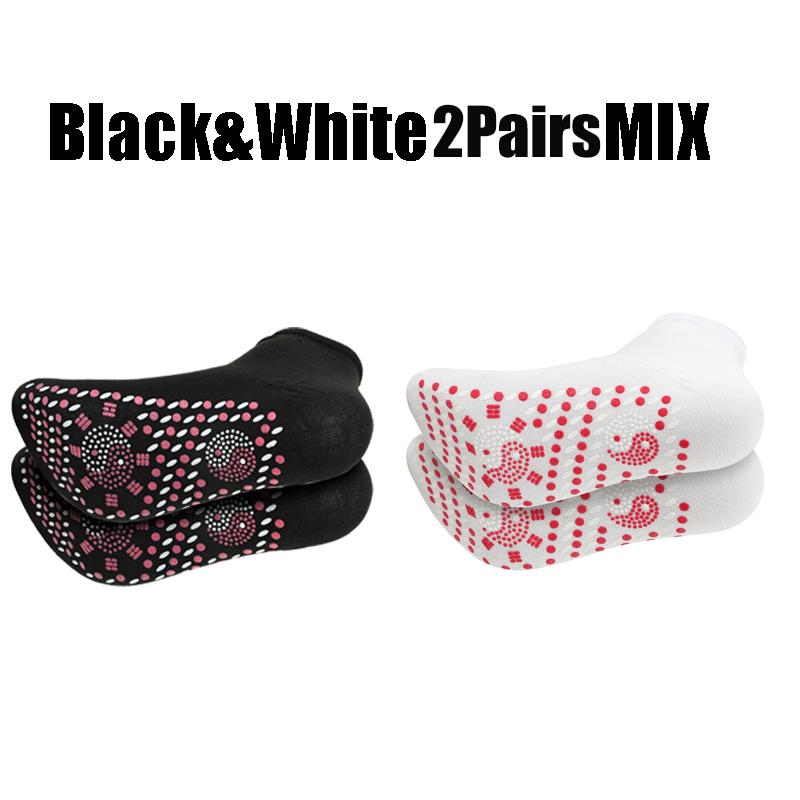 1/5pairs Tourmaline Self-Heating Socks Winter Warm Thermal Health Care Socks Slimming Health Short Sock Magnetic Therapy Sock