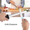 Afilador de cuchillos profesional de 8 pulgadas, varilla de acero, herramienta de piedra para afilar cuchillos de cocina y hogar