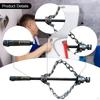 Descaling Chain,Clog Remover Toilet Cleaner Sewer Unclogger Dredging for Kitchen Sink Hotel Bathroom
