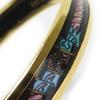 USED HERMES bangle  Emaille PM metal 18.2g multicolor Gold Metal Accessories