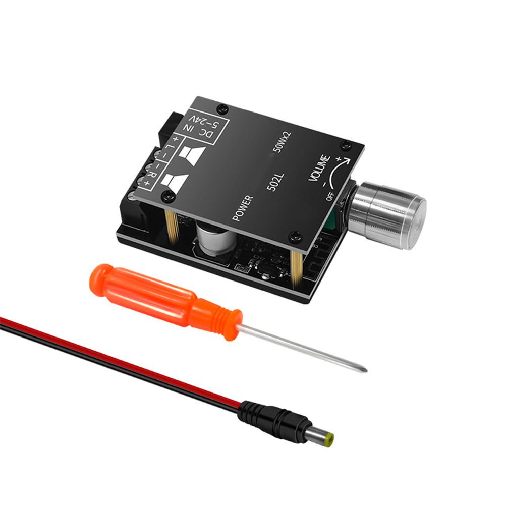 For ZK-502L Audio Power Amp Board Digital AMP Module For DIY Wireless Speaker Instrument Parts Accessories