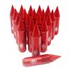20Pcs Racing- Jdm Style Extended Tuner Spike-Lug Nuts M12X1.25 / M12X1.5 Wheels Rims Aluminium Lug-Nut Wheel Accessories