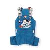Pet Dog Denim Bib Pants Adjustable Coat
