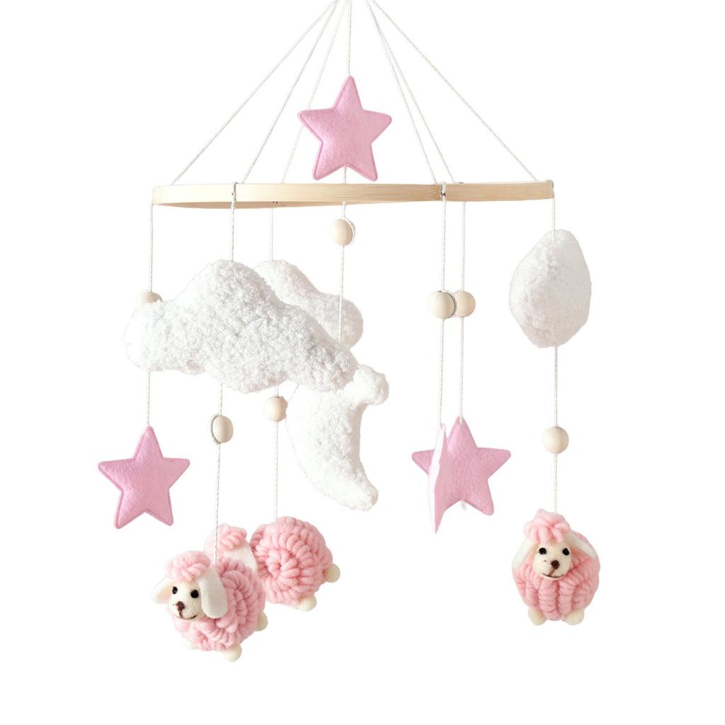 Rotating Crib Mobile: Newborn Baby Sleep Aid & Educational Rattle Toy
