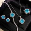 Zircon Rose Pendant Bracelet Light Luxury Exquisite Temperament Bracelet Niche Versatile High Sense Fashion Jewelry Women
