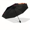 1pc Naruto Uzumaki Automatic Open/close Folding Portable Windproof Umbrella with 8-Rib Structure for Women/Men, All-Season Use  A0901076
