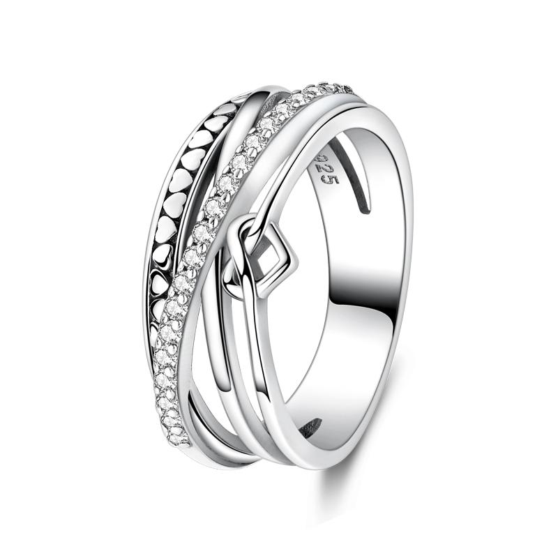 Genuine Copper Color Rings Flowers Moon Star Hollow Weave Irregular Rings For Woman High-Grade Romantic Wedding Engagement Jewelry Creation Gifts