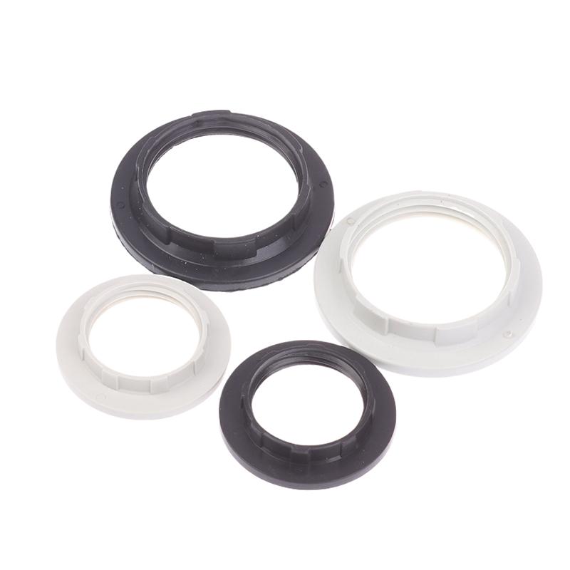 Light Socket Rings 10Pcs E14 E27 Threaded Lamp Socket Rings Pack E12 E26 Lock Lamp Shade Rings For Standard Base Lamp Holder