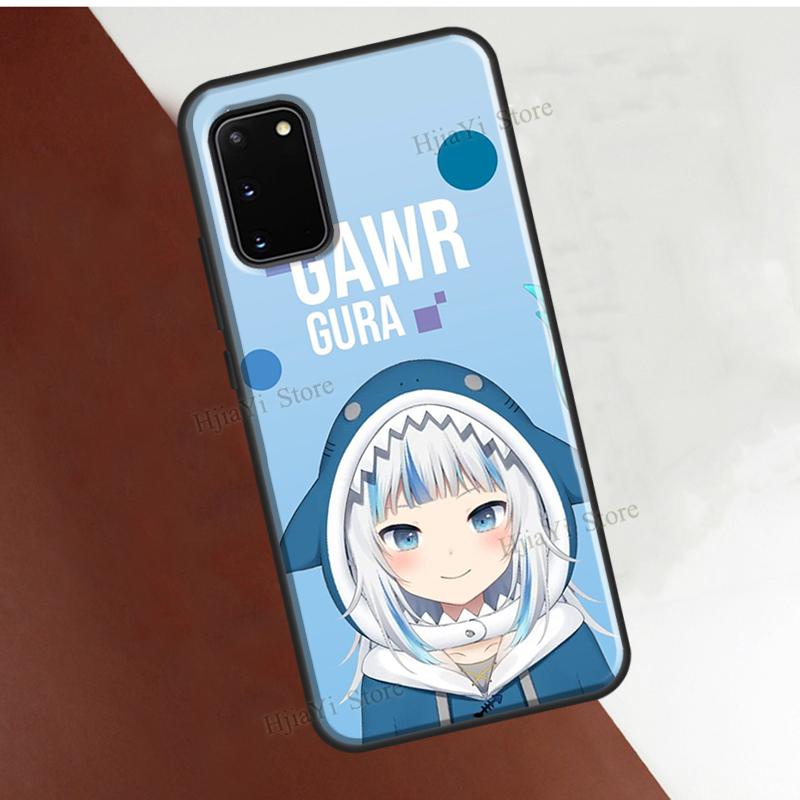 Gawr Gura Hololive Anime Handyhülle Für Samsung Galaxy S21 S22 Note 20 Ultra S8 S9 S10 Note 10 Plus S20 FE Hülle