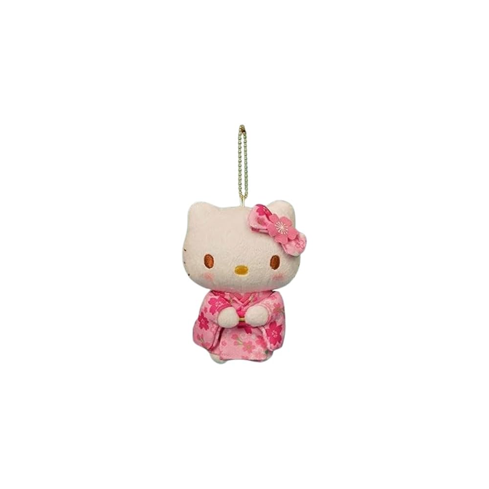 Nakajima Corporation Sanrio Hello Kitty Cherry Blossom Kimono Plush Toy 084378-15