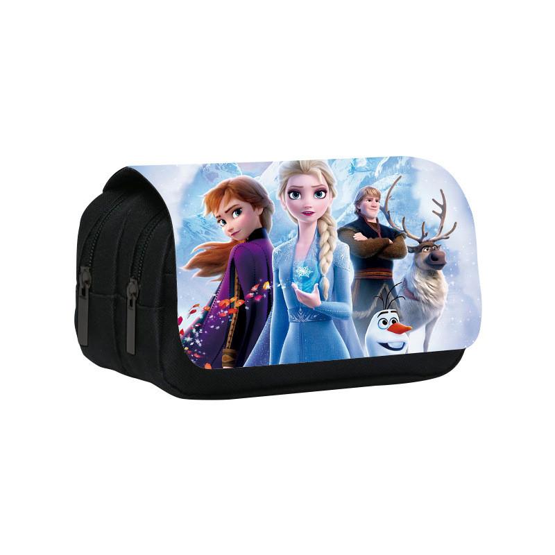 Frozen Ice Snow Queen Pencil Case With Large Capacity For School And Office Use