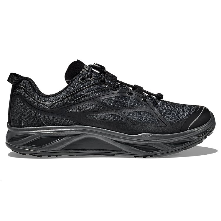 HOKA Huaka Origins Triple Black Unisex Sneakers 1134452-BBLC