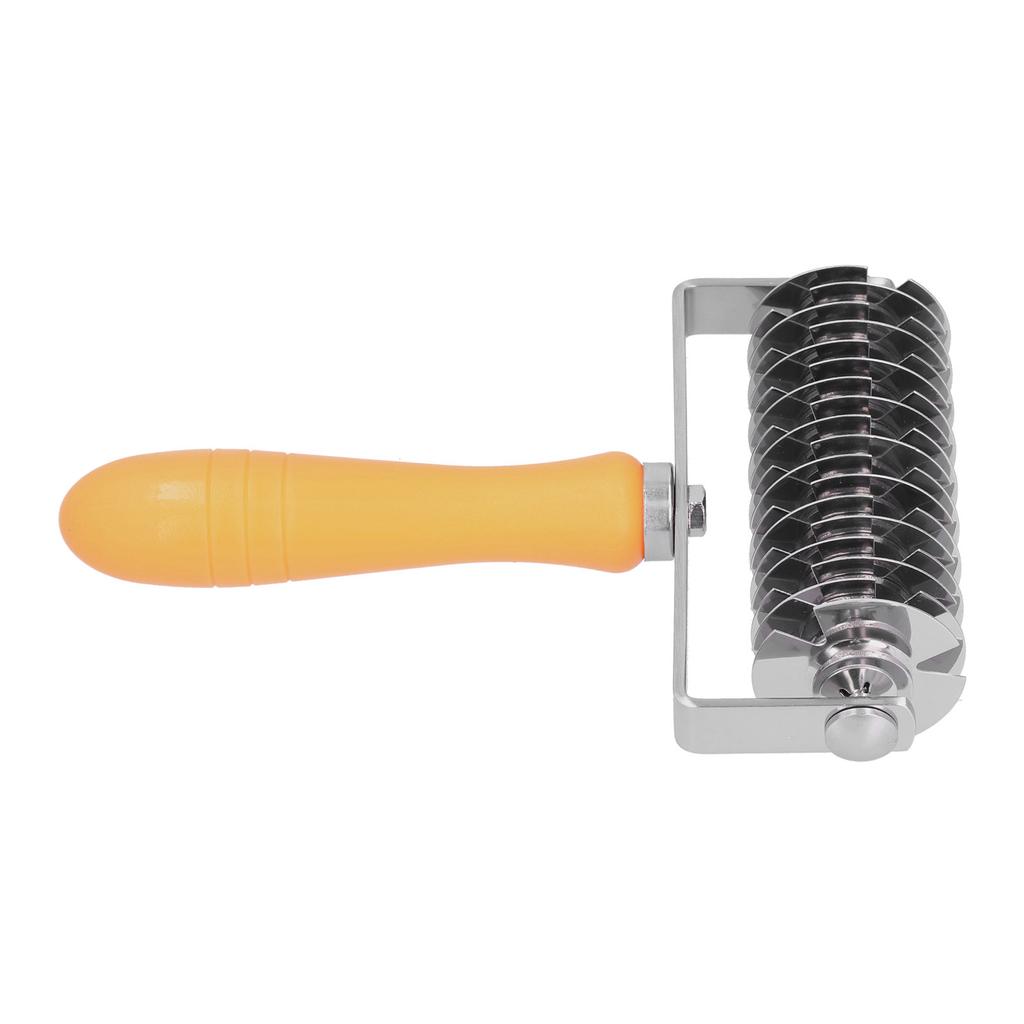 Dough Lattice Roller Stainless Steel Baking Cookies Pie Pizza Roller Cutter with Plastic HandleLattice Roller