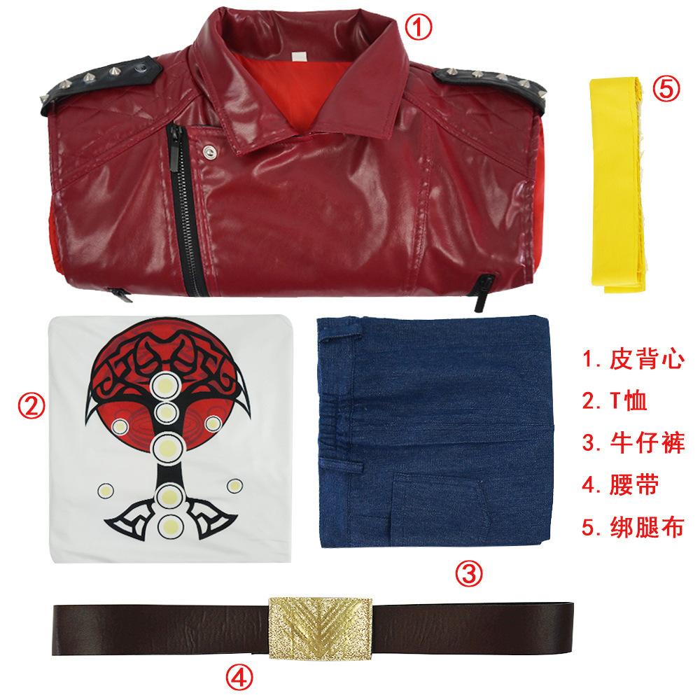 Thor Punk Vest Battle Cosplay Outfit, Thor Love and Thunder Movie Stage Costume