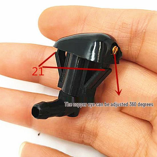 Compatible Wiper Washer Nozzle for BYD L3, F6 G6 Sirui, Boyue Wiper, Fan-shaped Mist Spray