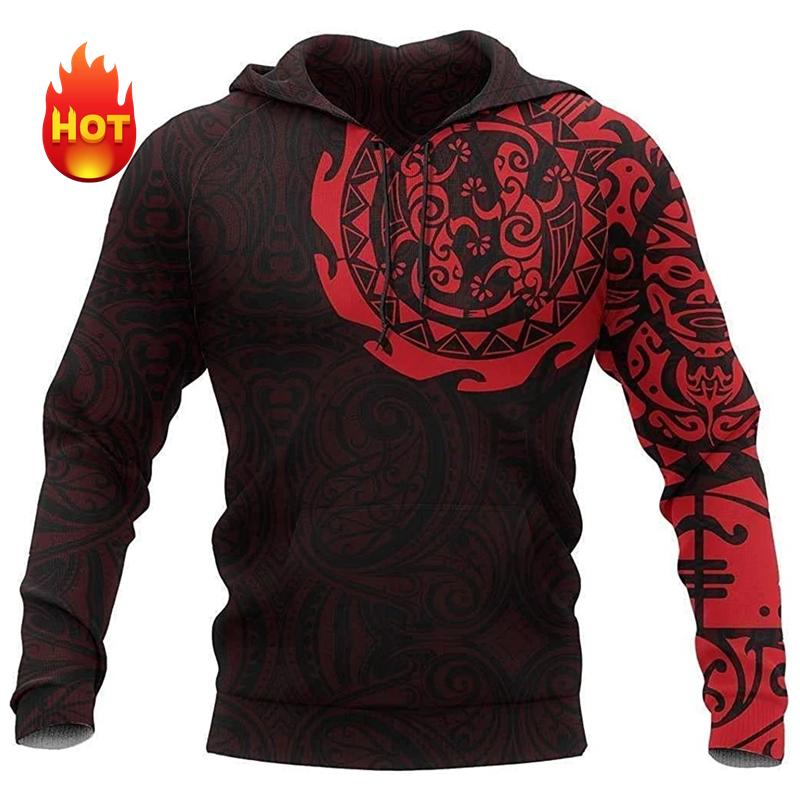 Fashion Maori Tattoo Graphic 3D Print Hoodie New In Hoodies & Sweatshirts For Men Women Cool Pop Pullover Clothes Dropshipping