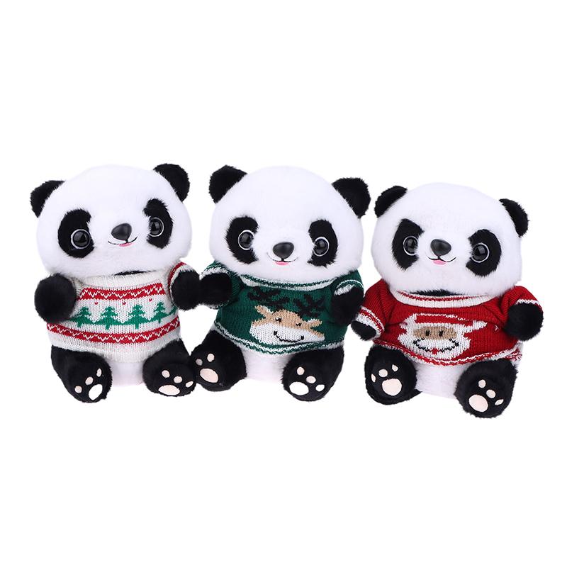 Christmas Cute And Soft Panda Doll Kawaii Plush Simulation Stuffed Animals Toy For Children'S Playmates Birthday Gift